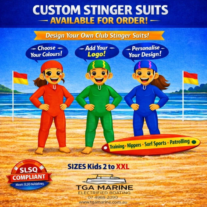 Custom Stinger Suits for Surf Clubs