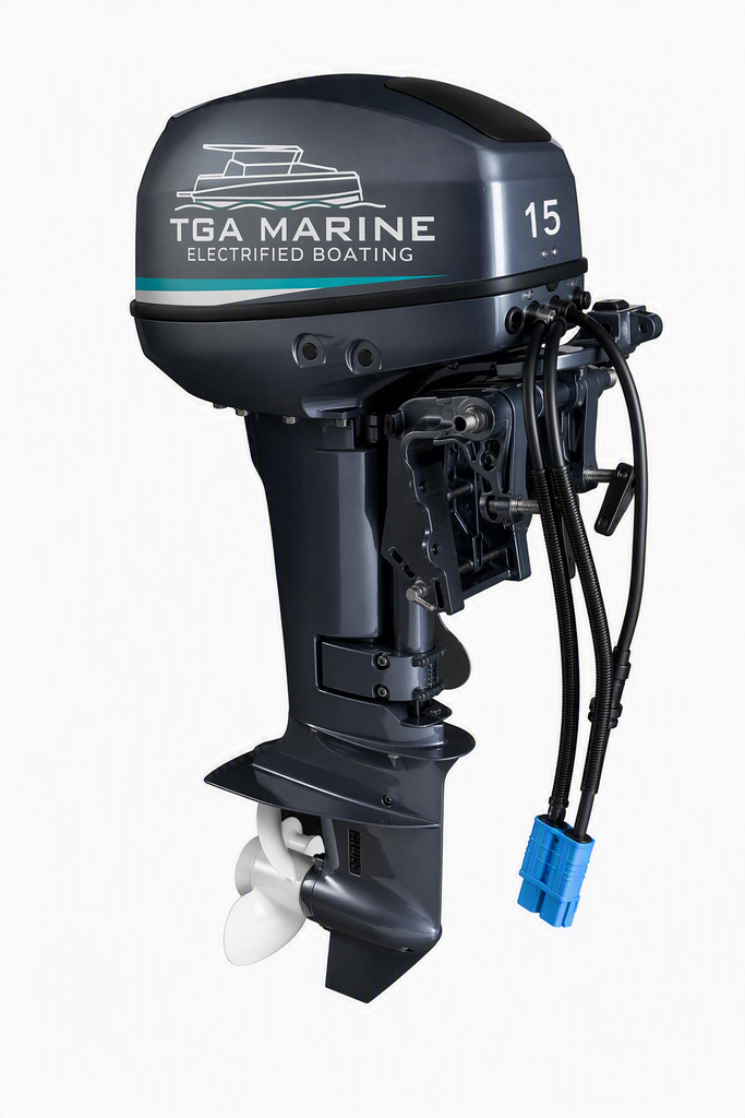 15HP Electric Outboard Motor (Short Shaft, Tiller)